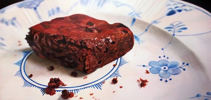 De La Terre Brownie on Danish Blue